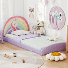 Twin Floor Bed Frame with 210D Oxford Cloth Floor Mat product image