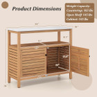 Wood Patio Storage Cabinet  product image