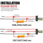 4-Pieces Premium Quality LED Load Resistors for LED Turn Signal Lights product image