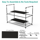 NewHome 10-Tier Shoe Rack product image