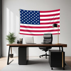 USA Printed Nylon Flag with Brass Grommets (4-Pack) product image