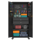 71" Metal Garage Storage Cabinet with Wheels product image