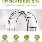 7FT Garden Arch Arbor with Plant Stand product image