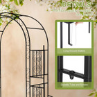 7FT Garden Arch Arbor with Plant Stand product image