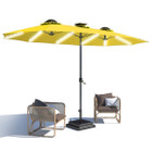 15FT Patio Umbrella with Solar Lights product image