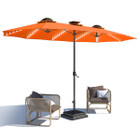 15FT Patio Umbrella with Solar Lights product image