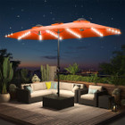 15FT Patio Umbrella with Solar Lights product image
