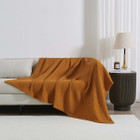 Patina Vie Maison 100% Cotton All-Season Waffle Weave Knit Blanket product image