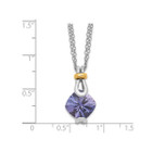 7.18 Carat (ctw) Lab-Created Garnet Pendant Necklace product image