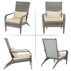 Outdoor Armchair Wicker Lounge Chairs with Cushion product image