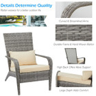 Outdoor Armchair Wicker Lounge Chairs with Cushion product image