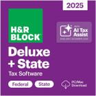 H&R Block Tax Software Deluxe + State 2025 Win/Mac [Digital Download] product image