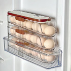 3-Tier Rolling Egg Dispenser for Fridge product image
