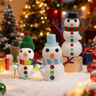 DIY Christmas Craft Clay Snowman Kit (267 Pieces) product image