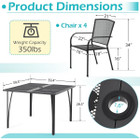 Outdoor Patio Dining Table and Chairs Set for 4  product image