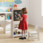 Kids' Art Table and Chair Set with Easel product image