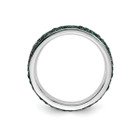 1.20 Carat (ctw) Lab-Created Emerald Eternity Band Ring product image