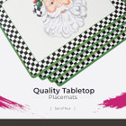 Cork-Backed Santa Placemats (Set of 4) product image