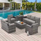 7-Piece Outdoor Patio Furniture Sets with Two Storage Boxes product image