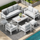 Modern Outdoor Patio Furniture Set with Coffee Table product image