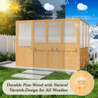 6x10 ft Heavy Duty Lean-to Walk-in Greenhouse  product image