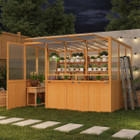 6x10 ft Heavy Duty Lean-to Walk-in Greenhouse  product image