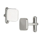 Men's Stainless Steel Polished Square CuffLinks product image