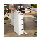 4-Drawer Narrow Rolling Storage Cabinet with Pull Handles product image