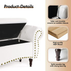 Upholstered Storage Ottoman Bench product image