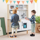 Wooden Kids Kitchen Playset with Removable Sink and Faucet product image