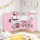 Wooden Corner Kitchen Playset with Storage Space product image