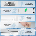 5 Cu.Ft Compact Chest Freezer with Adjustable Temperature  product image