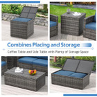 7-Piece Outdoor Patio Furniture Set with Storage Boxes product image