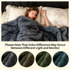  Luxury Fluffy Faux Wolf Fur Throw Blanket product image