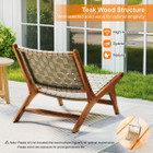 Patio Teak Wood Chair (1, 2, or 4-Pack) product image