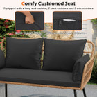 Wicker  Patio  Loveseat  Sofa  product image