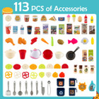 Kids' Kitchen Play Set (113 Piece Set)  product image
