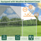 Large Metal Chicken Coop Run with Cover product image