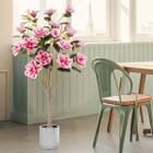 51" Artificial Magnolia Tree with Lifelike Flowers product image