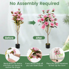 51" Artificial Magnolia Tree with Lifelike Flowers product image