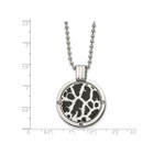 Mens Titanium Pendant Necklace and Chain (24") product image