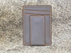 Personalized Leather Magnetic Money Clip product image