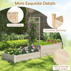 87" Raised Garden Bed with Trellis  product image
