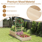 87" Raised Garden Bed with Trellis  product image