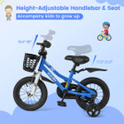 Kid's Bike with Removable Training Wheels and Basket product image
