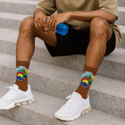 Everyday Wear Cotton Crew Length City/State Themed Socks (3-Pairs) product image