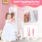 Kids' Tilt-Angle Jewelry Cabinet with Full-Length Mirror  product image