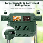 43-Gallon Composting Tumbler Bin with Dual Rotating Chamber product image