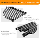 4-Tier Double Row Adjustable Garage Storage Shelves product image