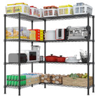 4-Tier Double Row Adjustable Garage Storage Shelves product image